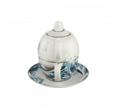 Zestaw do parzenia herbaty K.Hokusai - Wielka fala I - Goebel