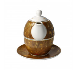 G.Klimt  - Pocałunek - Zestaw do parzenia herbaty Goebel