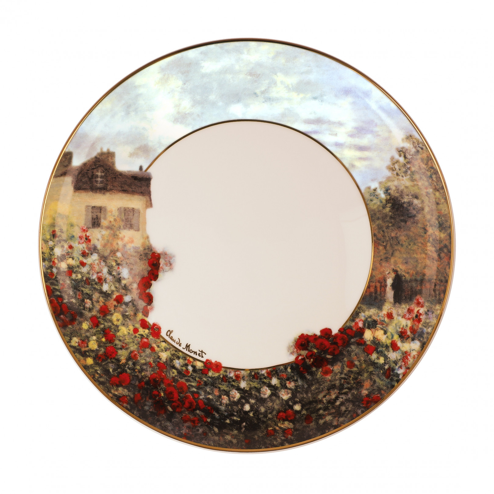 Talerz 23 cm C. Monet - Dom Artysty - Goebel