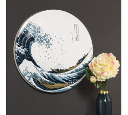 Obraz na porcelanie 51 cm K.Hokusai-Wielka fala - Goebel