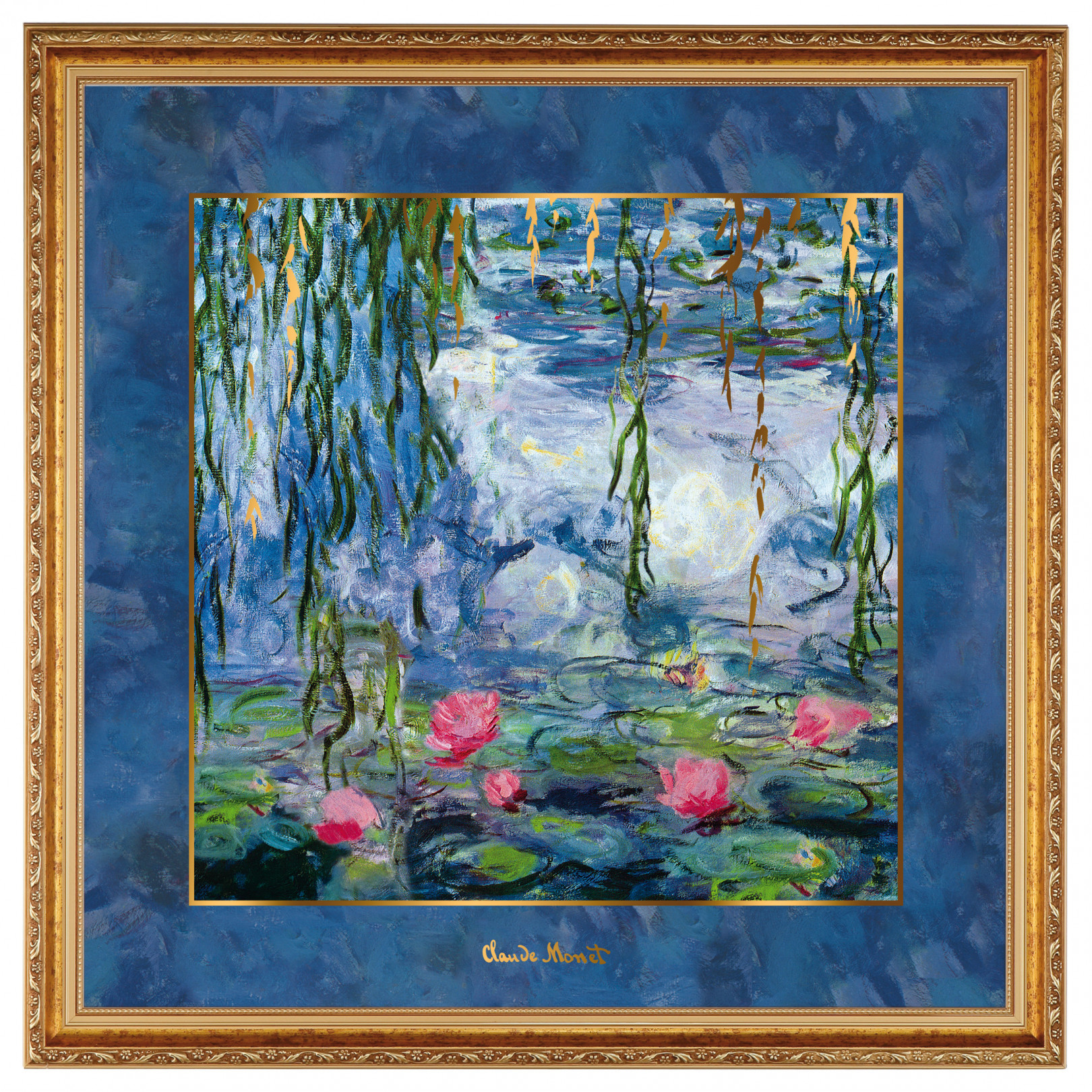 Obraz na porcelanie 68 cm C. Monet - Lilie wodne - Goebel