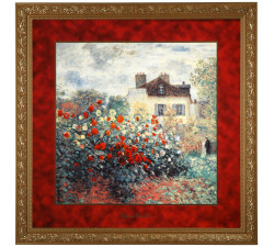Obraz na porcelanie 68 cm C. Monet - Dom artysty - Goebel