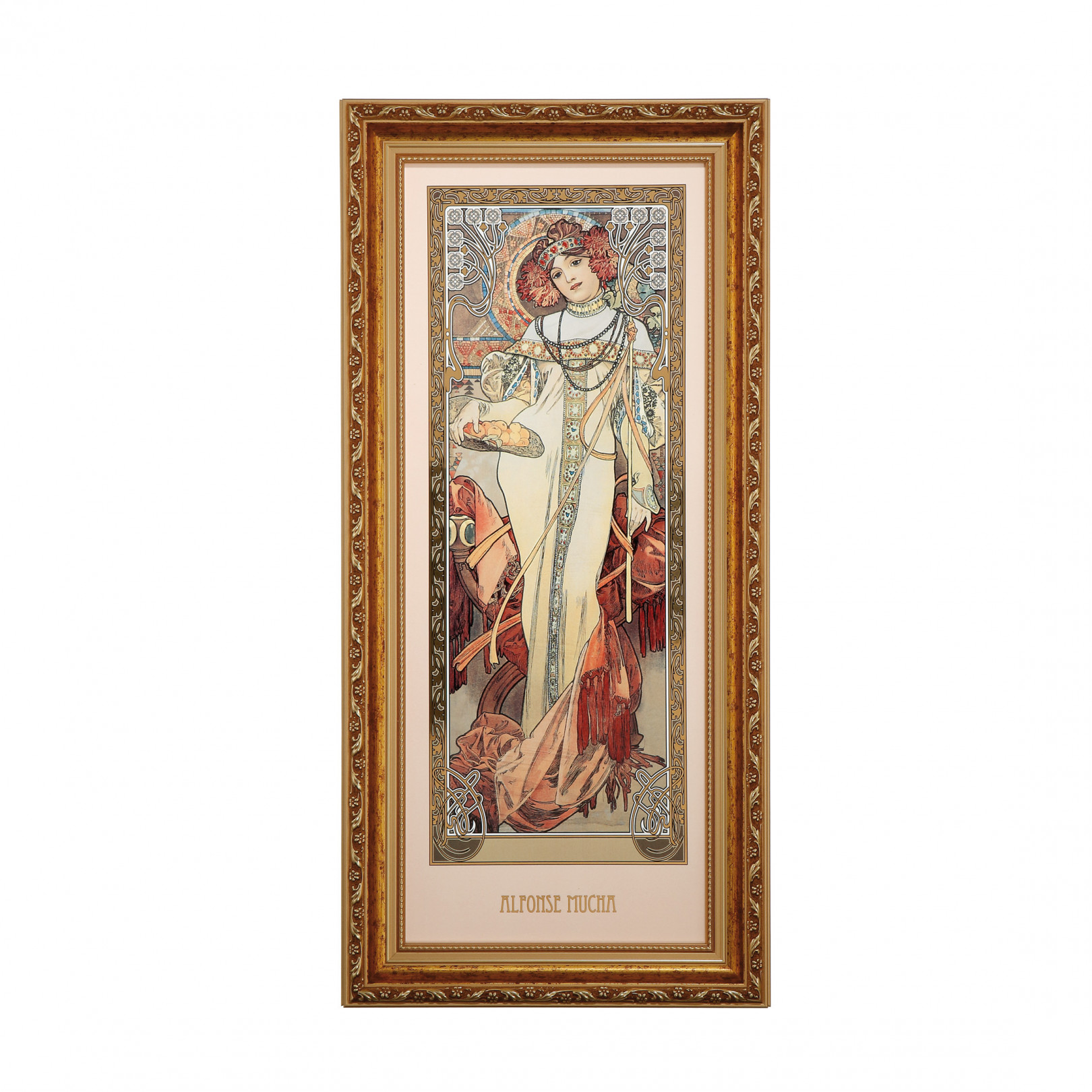 Obraz na porcelanie 57 cm A. Mucha - Jesień 1900 - Goebel