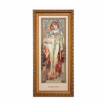 Alphonse-Mucha-Jesień-1900-obraz-na-porcelanie-57-cm-Goebel