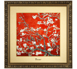Obraz na porcelanie 68 cmV. van Gogh -Kwiat migdałowca czerwony -  Goebel