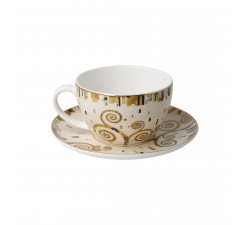 Filiżanka do herbaty G.Klimt - Pocałunek - Goebel