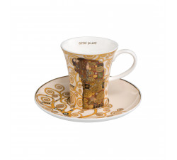 Filiżanka espresso G. Klimt - Spełnienie - Goebel