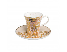 G.Klimt-Oczekiwanie-Filiżanka-espresso-Goebel