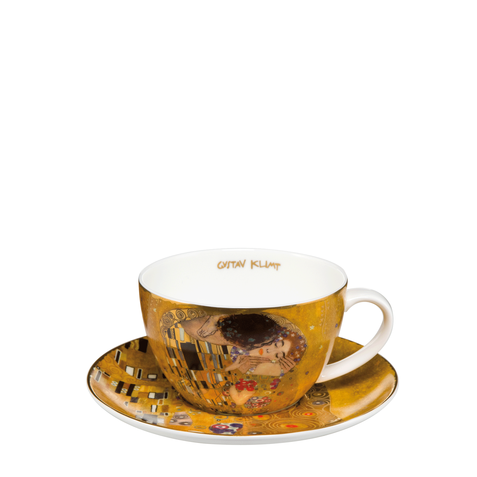 Filiżanka do herbaty G. Klimt- Pocałunek-  Goebel