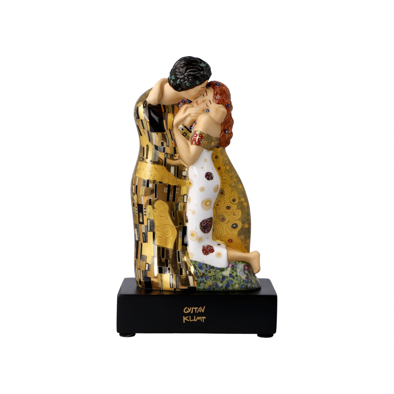 Figura porcelanowa 19 cm G. Klimt - Pocałunek - Goebel