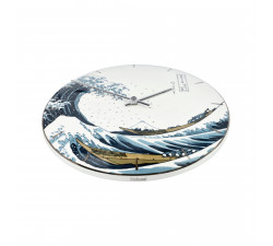 K.Hokusai - Wielka fala - Zegar porcelanowy 31 cm Goebel