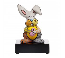 Figurka 23 cm R.Britto- Grey Rabbit - Goebel