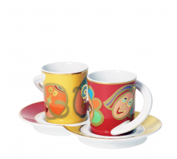 Cupola - podwójna filiżanka  do mokki LOVE CUPS proj. Maarten Vrolijk