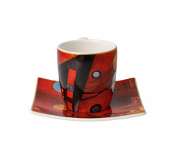 Filżanka espresso W.Kandinsky - Heavy Red - Goebel