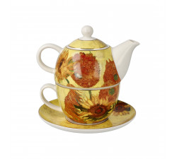 Zestaw do parzenia herbaty V. van Gogh - Słoneczniki - Goebel