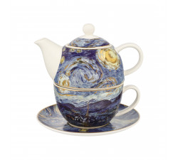 Zestaw do parzenia herbaty V. van Gogh -Gwieździsta noc- Goebel