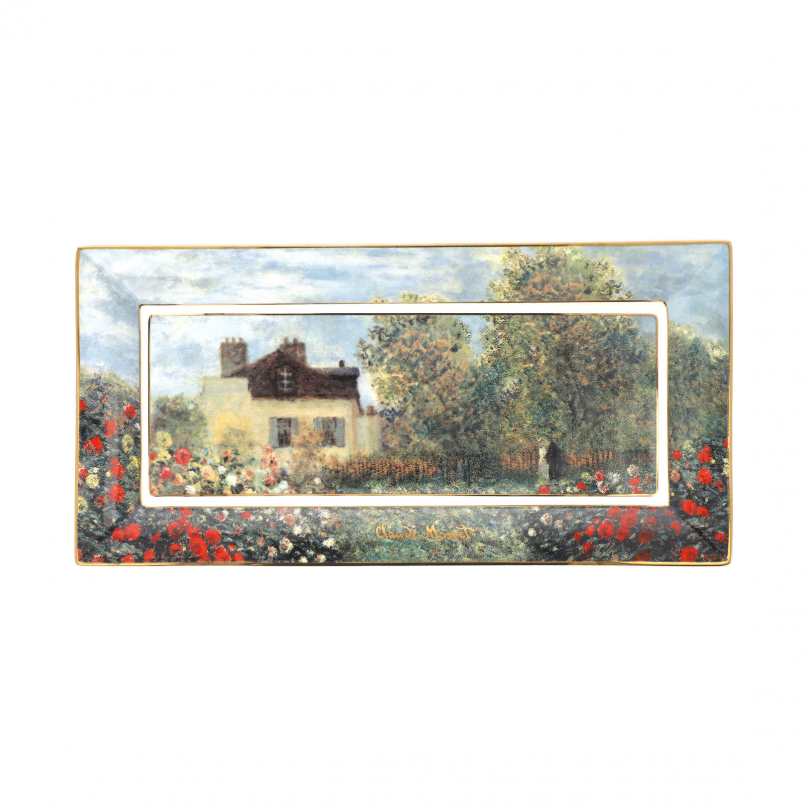 Misa prostokątna 24 cm C. Monet - Dom Artysty - Goebel