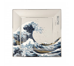 Misa kwadratowa 30 cm K.Hokusai-Wielka fala - Goebel