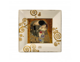 G.Klimt -Pocałunek-Misa-kwadratowa-12-cm-Goebel