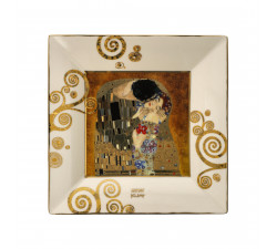 Misa kwadratowa 16 cm G.Klimt  -Pocałunek - Goebel