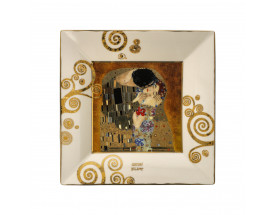 G.Klimt-Pocałunek-Misa-kwadratowa-16-cm-Goebel