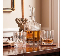 Aspen - Zestaw do whisky 2 szklanki z karafką