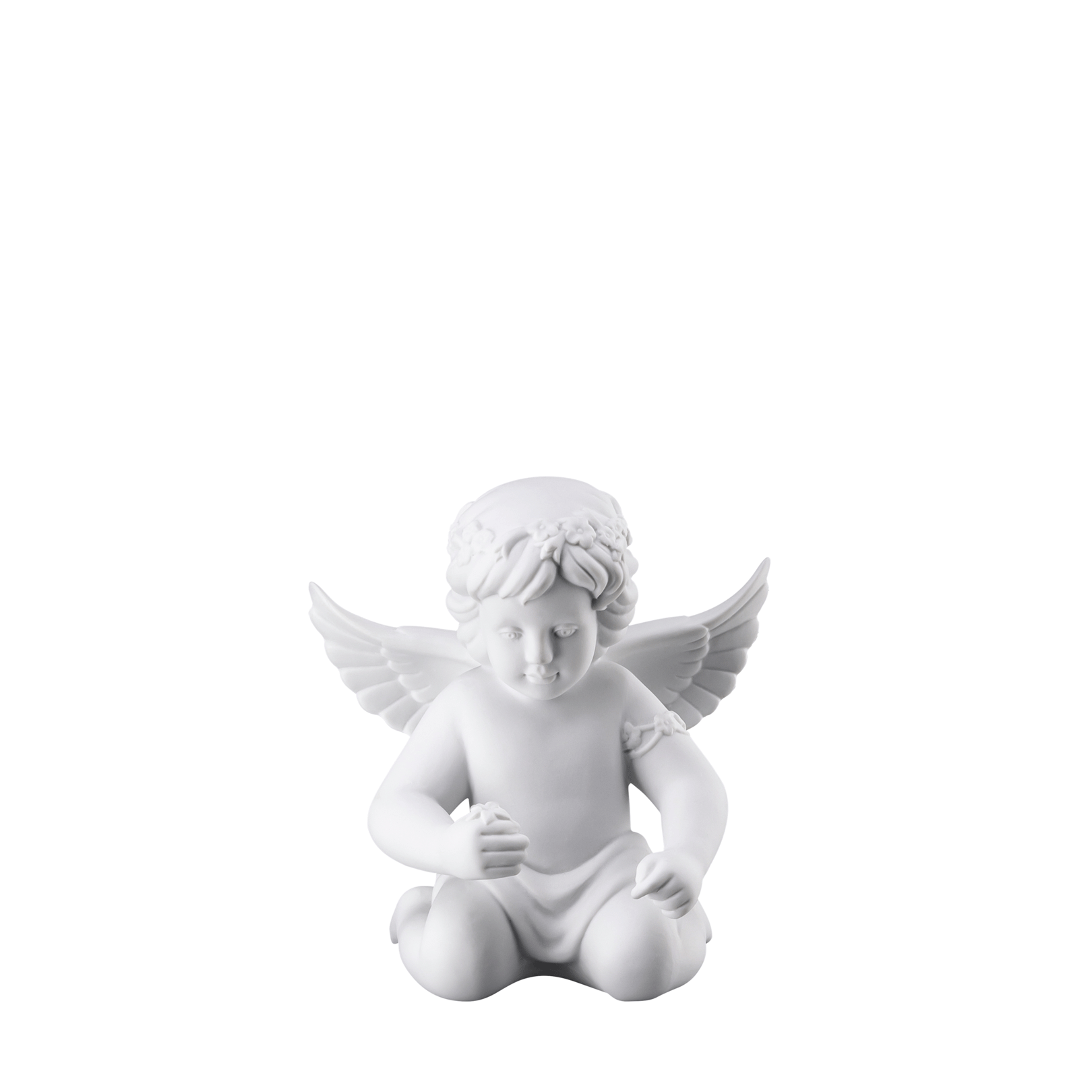 Anioł-porcelanowy-mały-z-wiankiem-Rosenthal
