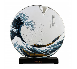 Wazon 33,5 cm K. Hokusai - Wielka fala  - Goebel