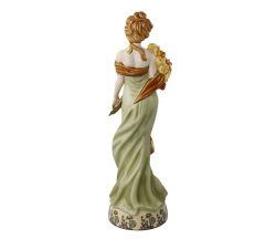  Figura porcelanowa 32,5 cm A. Mucha - Wiosna 1900 - Goebel
