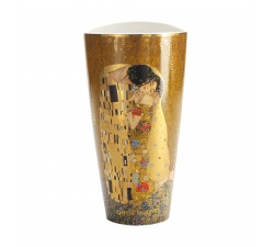 Wazon 28 cm G.Klimt - Pocałunek - Goebel