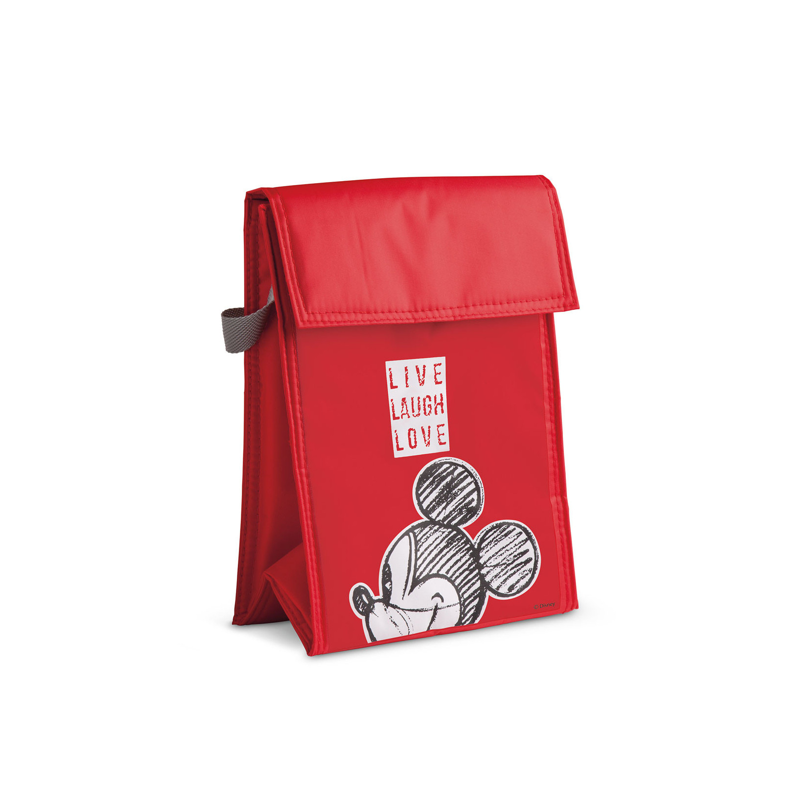 Torba termiczna / Lunch box Mickey"Live Laugh Love" czerwona