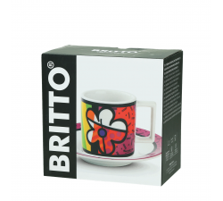Britto- Filiżanka do espresso- Kwiat
