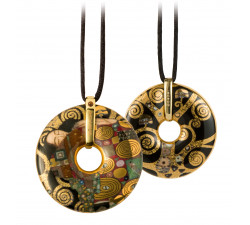 Naszyjnik 5 cm G. Klimt - Spełnienie-  Goebel