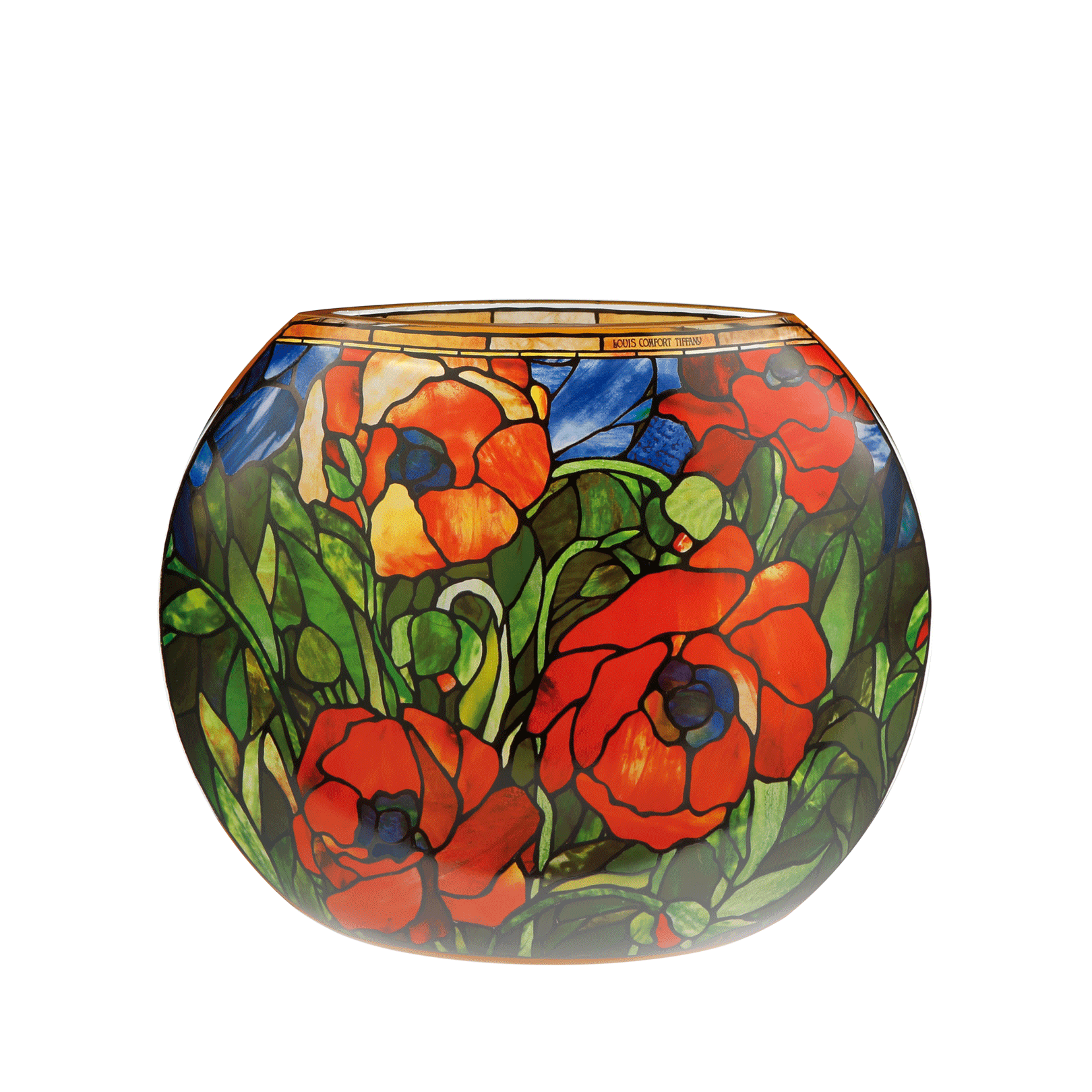 Wazon 22 cm - L.C.Tiffany - Oriental Poppy - Goebel