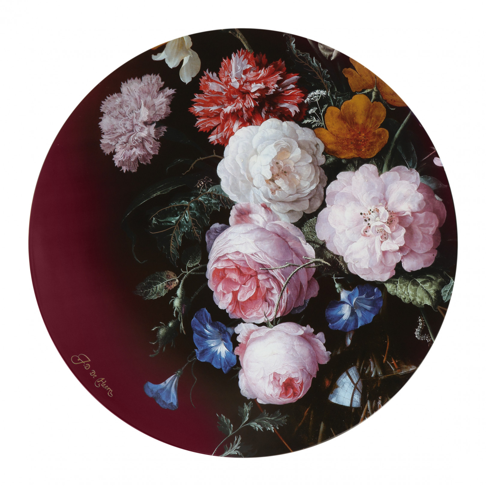 J.D. de-Heem-Kwiaty-w-wazonie-Obraz-na-porcelanie-41-cm-Goebel
