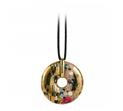 Naszyjnik 5 cm G. Klimt - Pocałunek- Goebel