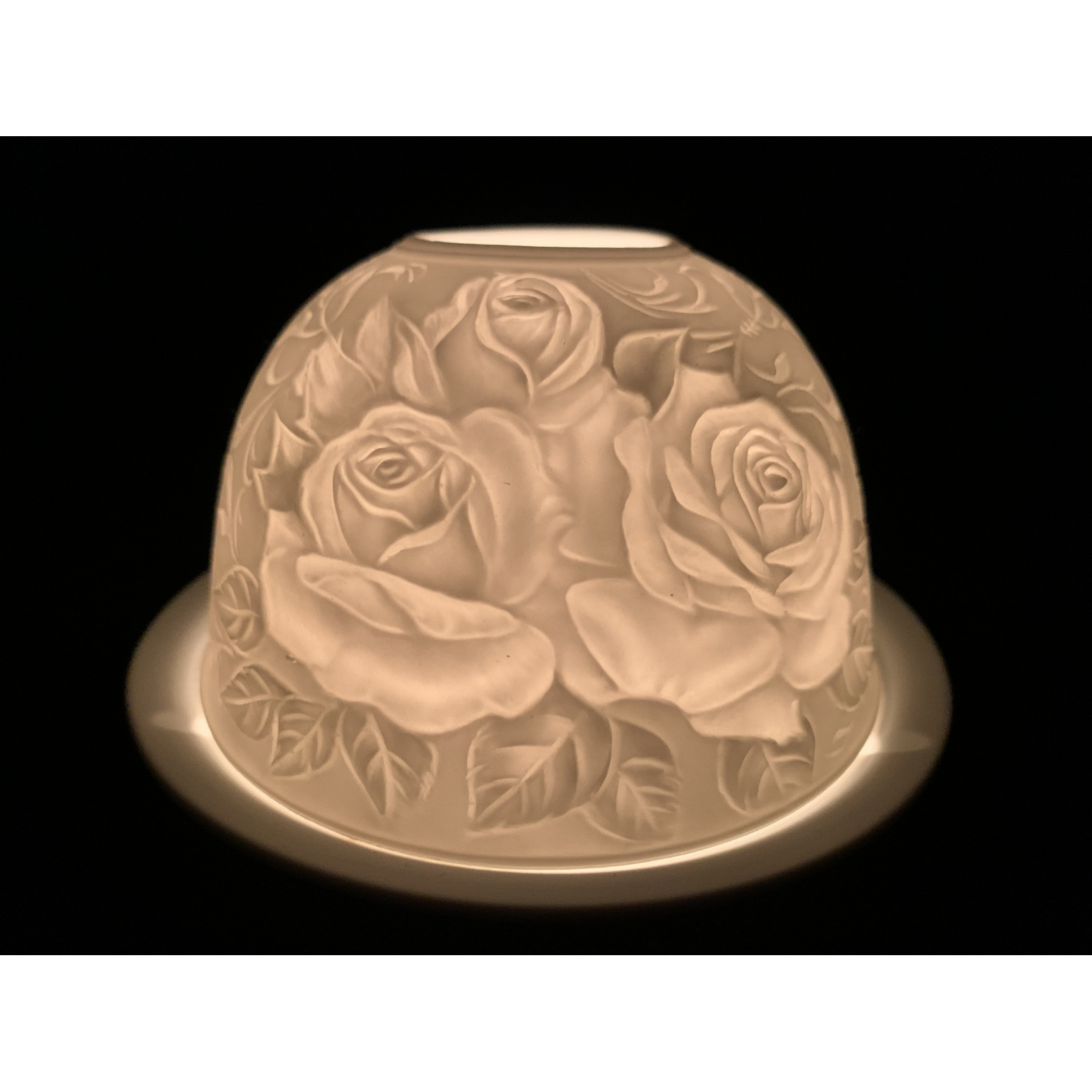 Lampion porcelanowy- Róże