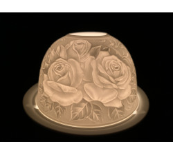 Lampion porcelanowy- Róże