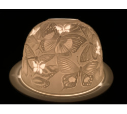Lampion porcelanowy- Motyle