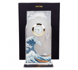 K. Hokusai  - Wielka fala - Zegar szklany 18,5 cm