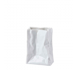 Wazon mini 10 cm Paper Bag biały glazurowany Rosenthal