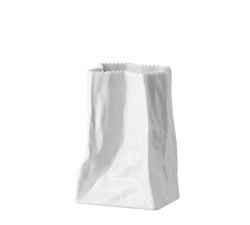 Wazon 14 cm Paper Bag biały glazurowany Rosenthal
