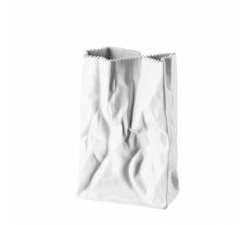 Wazon 18 cm Paper Bag biały glazurowany Rosenthal