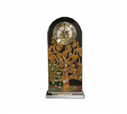 G.Klimt - Drzewo życia - Zegar szklany 32 cm Goebel
