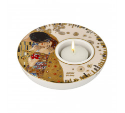Świecznik 12 cm G. Klimt - Pocałunek - Goebel