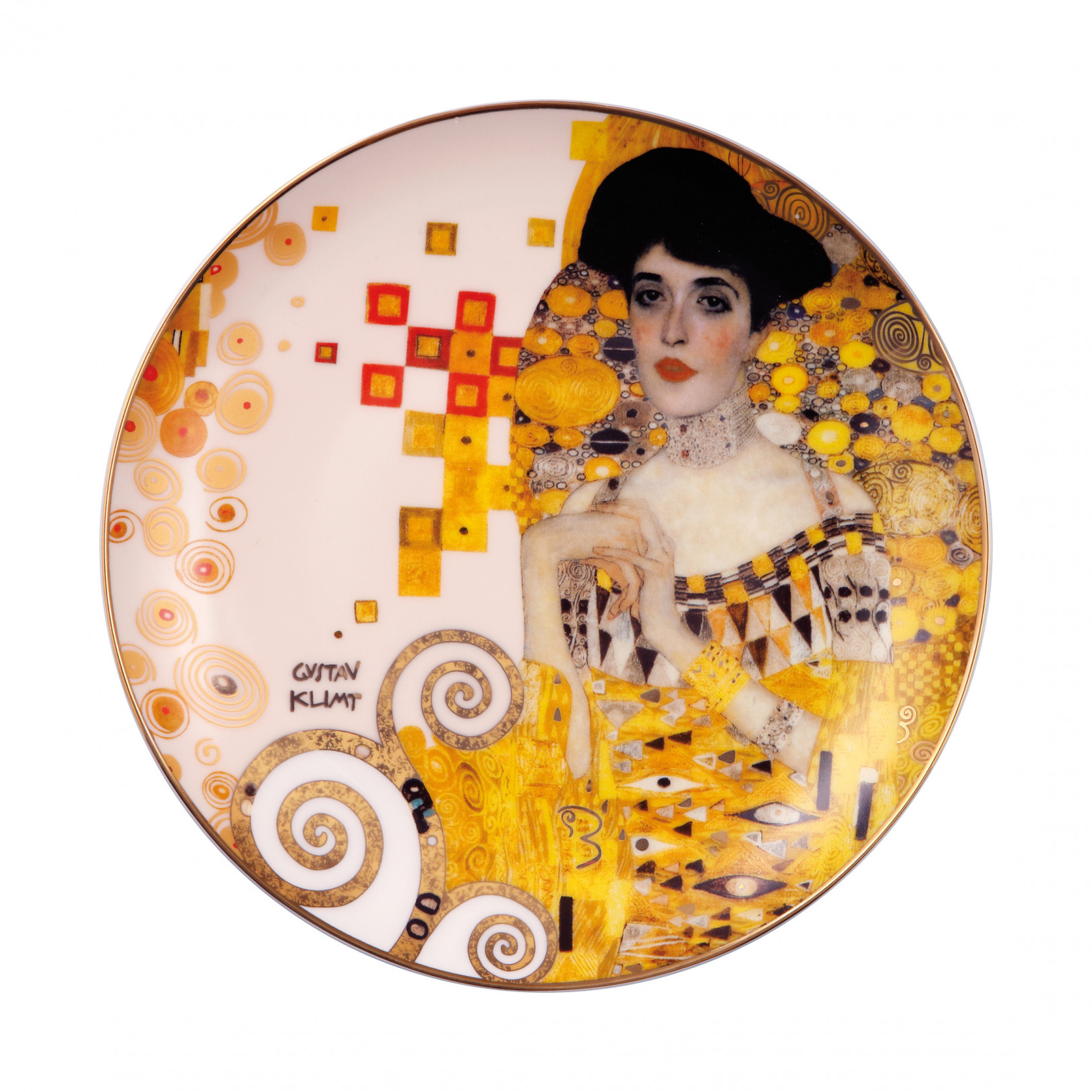 Talerz 21 cm G. Klimt - Adele Bloch-Bauer - Goebel