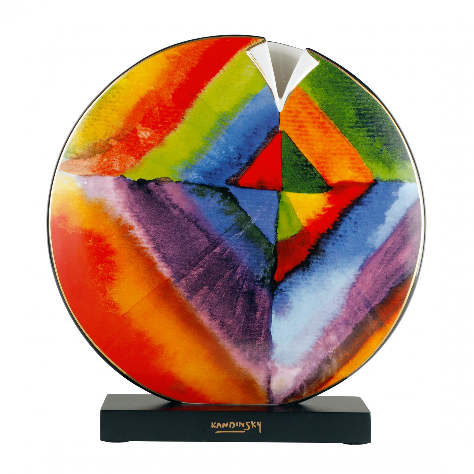 Wazon 33,5 cm W.Kandinsky - Colour Study/Squares - Goebel