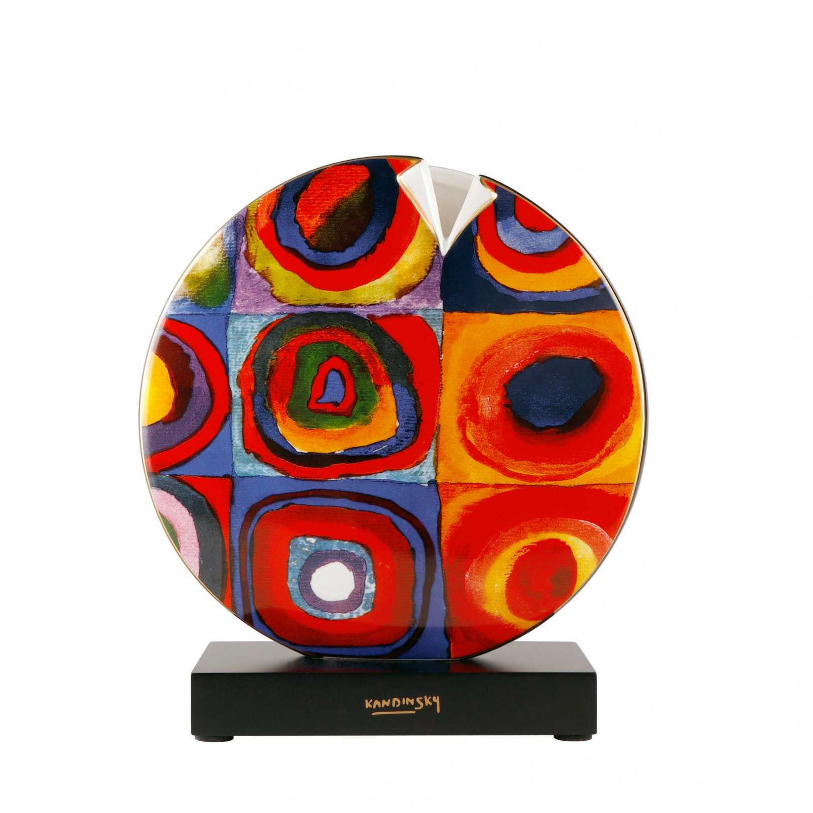 Wazon 22,5 cm W.Kandinsky - Colour Study/Squares - Goebel
