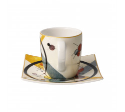 Filżanka espresso W.Kandinsky - Kręgi w kręgu - Goebel