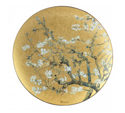 Misa porcelanowa 50 cm V. van Gogh - Kwiat migdałowca złoty - Goebel